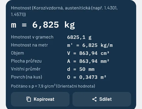 Takto to vypadá v Gesello: Hmotnosti
