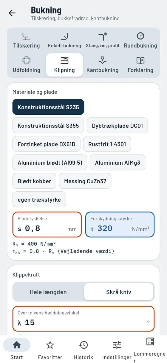 Gesello: Bukning – Klipning