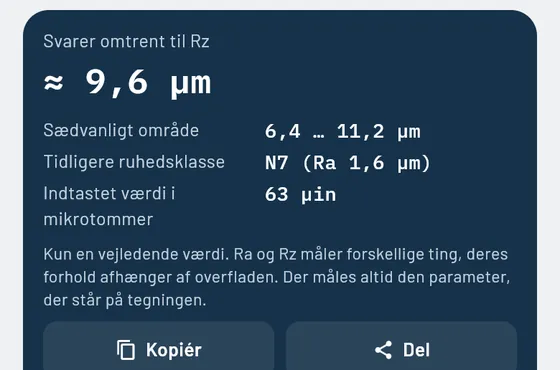 Sådan ser det ud i Gesello: overflader