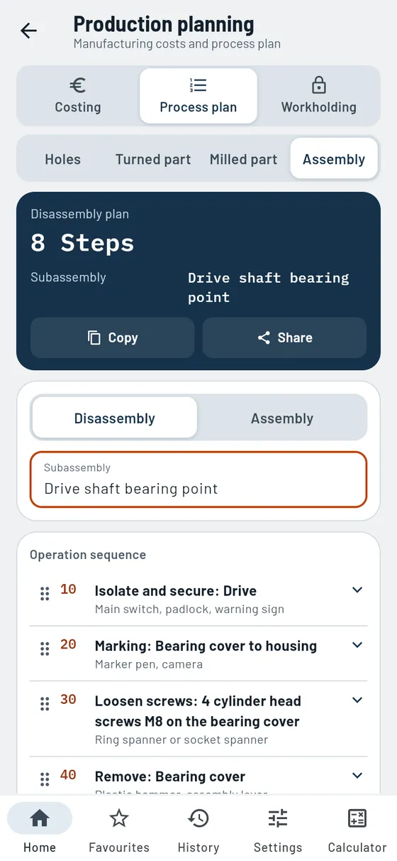 Gesello: Production planning – Assembly