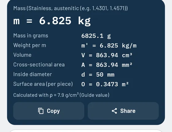 This is how it looks in Gesello: Weights