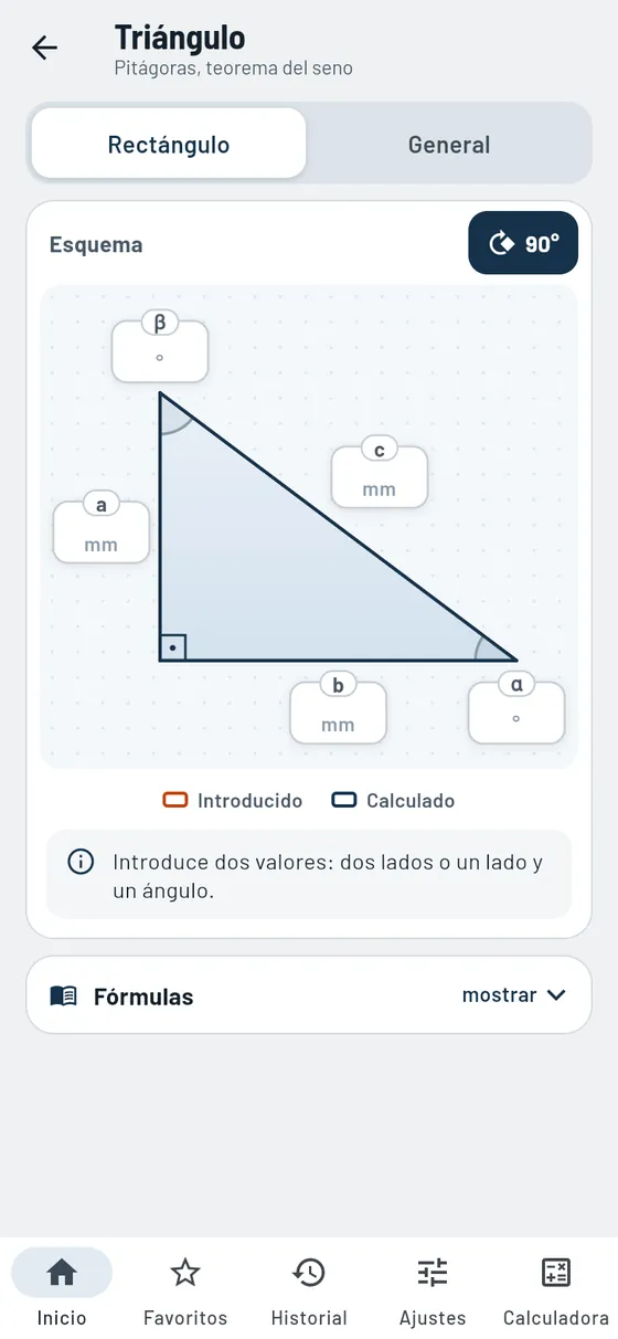 Gesello: Triángulos – Triángulo rectángulo