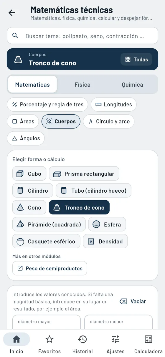 Gesello: Matemáticas técnicas – Calcular cuerpos