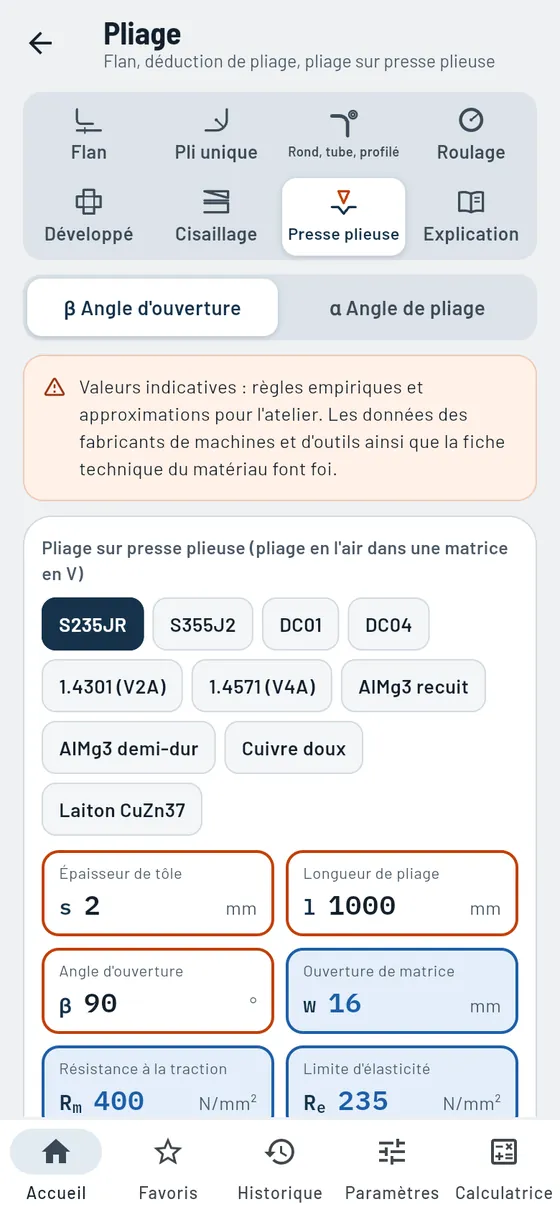 Gesello&nbsp;: Pliage – Pliage sur presse plieuse