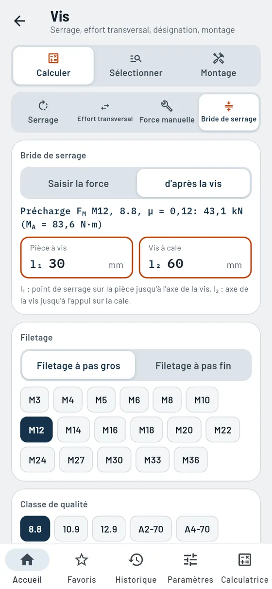 Gesello&nbsp;: vis – longueur serrée et efforts