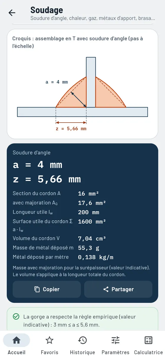 Gesello&nbsp;: soudage – soudure d’angle
