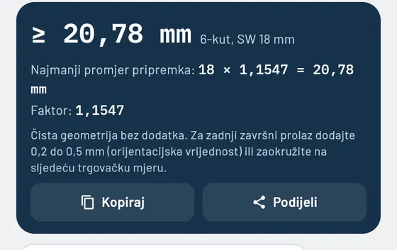 Ovako to izgleda u aplikaciji Gesello: otvori ključeva