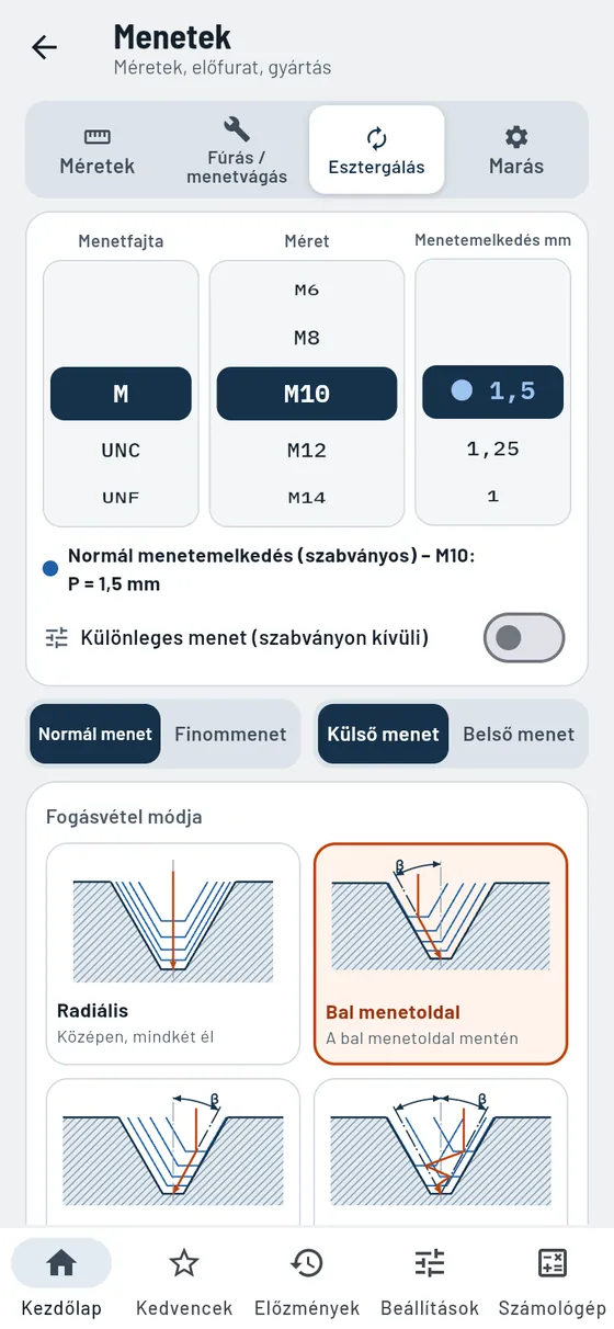 Gesello: menetesztergálás