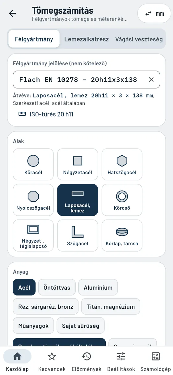 Gesello: Tömegszámítás – Jelölés beillesztése
