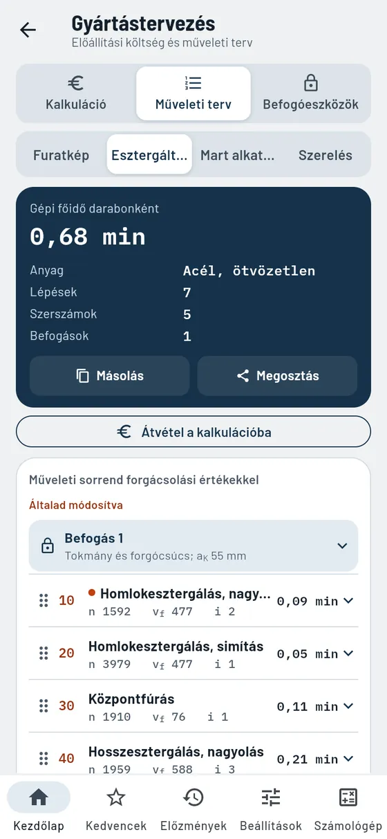 Gesello: műveleti terv