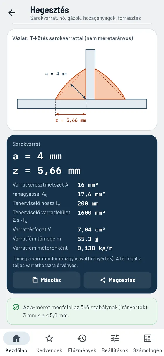 Gesello: hegesztés – sarokvarrat