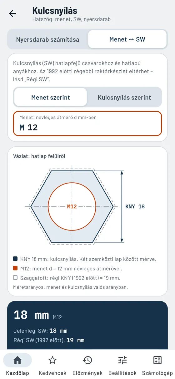 Gesello: kulcsnyílások – a menethez illő kulcsnyílás