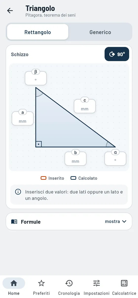 Gesello: Triangoli – Triangolo rettangolo