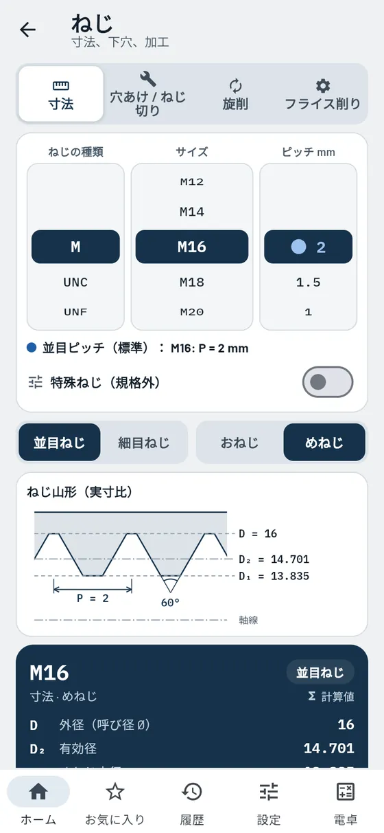 Gesello:ねじ – めねじとナット