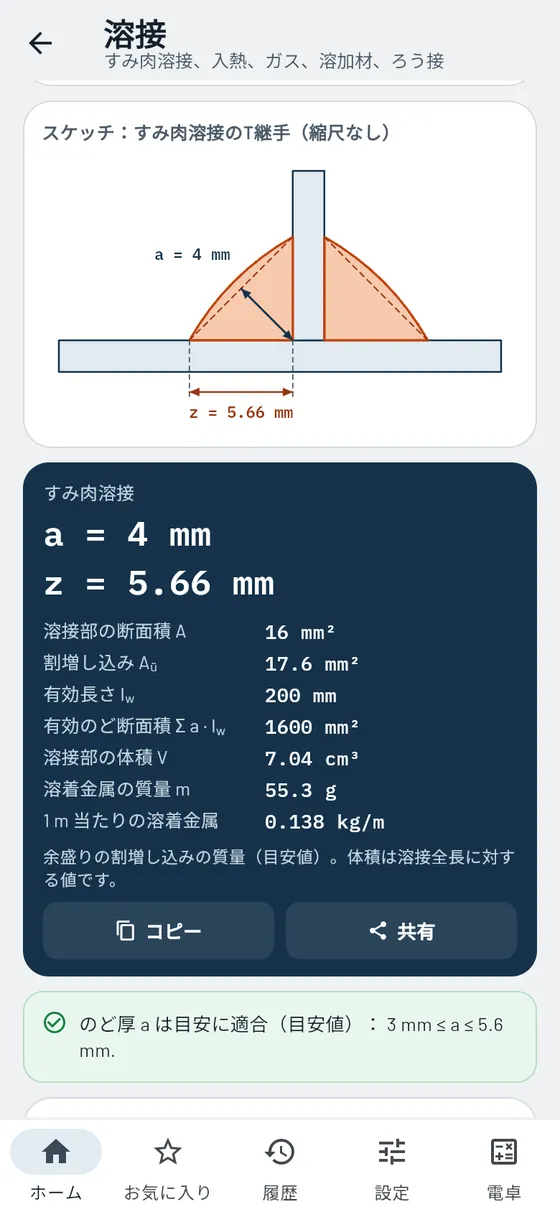 Gesello：溶接 – すみ肉溶接