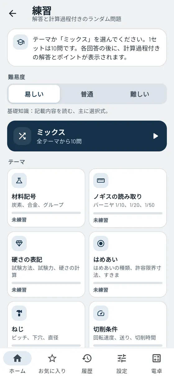 Gesello：練習 – テーマを選ぶ