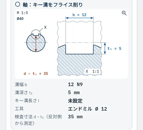 Geselloでの表示：規格部品