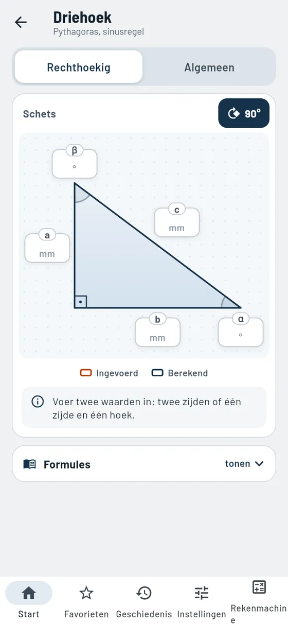 Gesello: driehoeken – rechthoekige driehoek