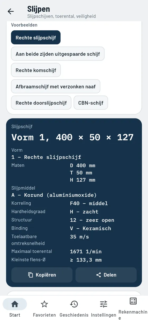 Gesello: slijpschijven – slijpschijf ontcijferd