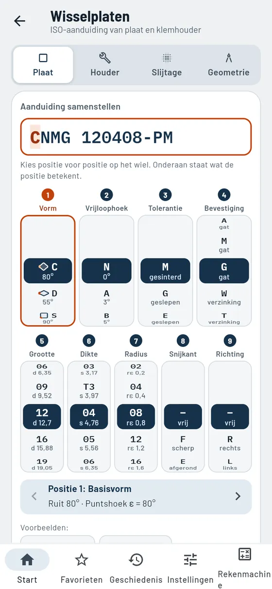 Gesello: wisselplaten