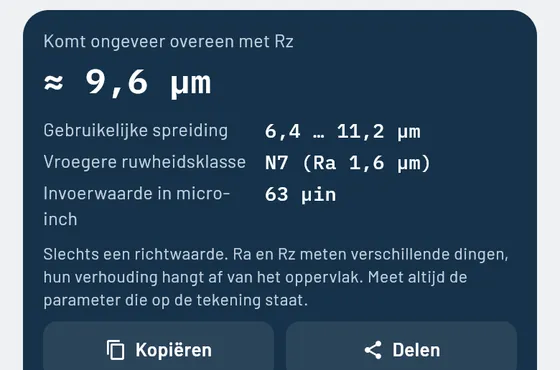 Zo ziet het eruit in Gesello: oppervlakken