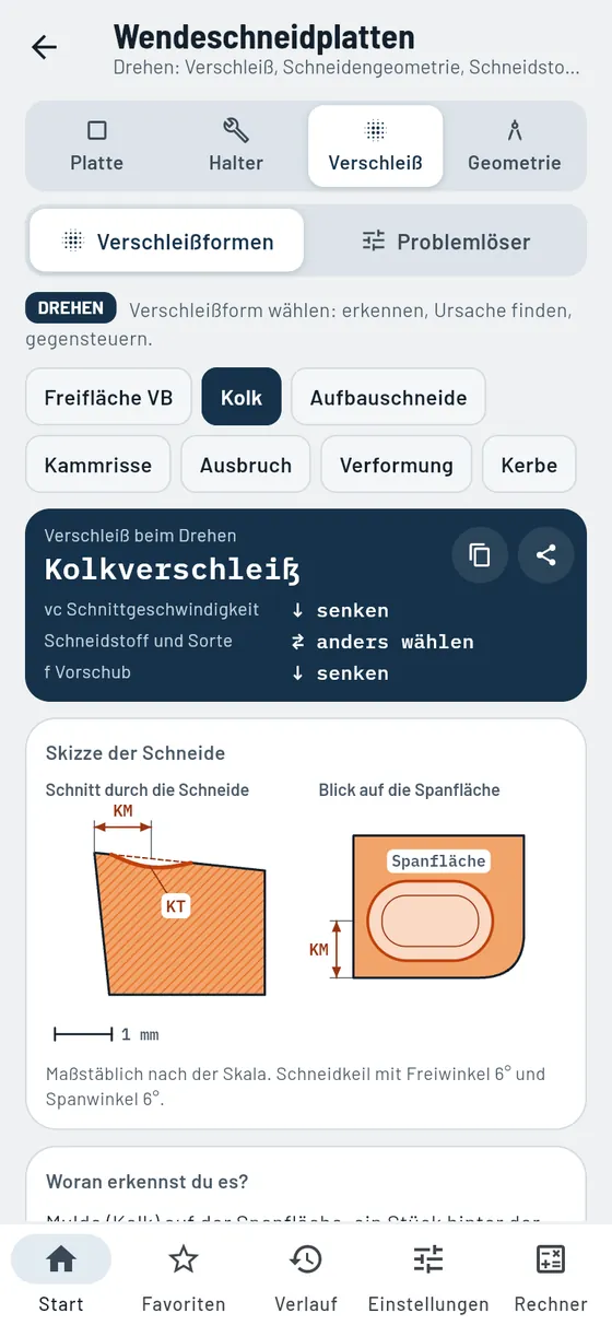 Gesello: Wendeschneidplatten – Verschleiß erkennen