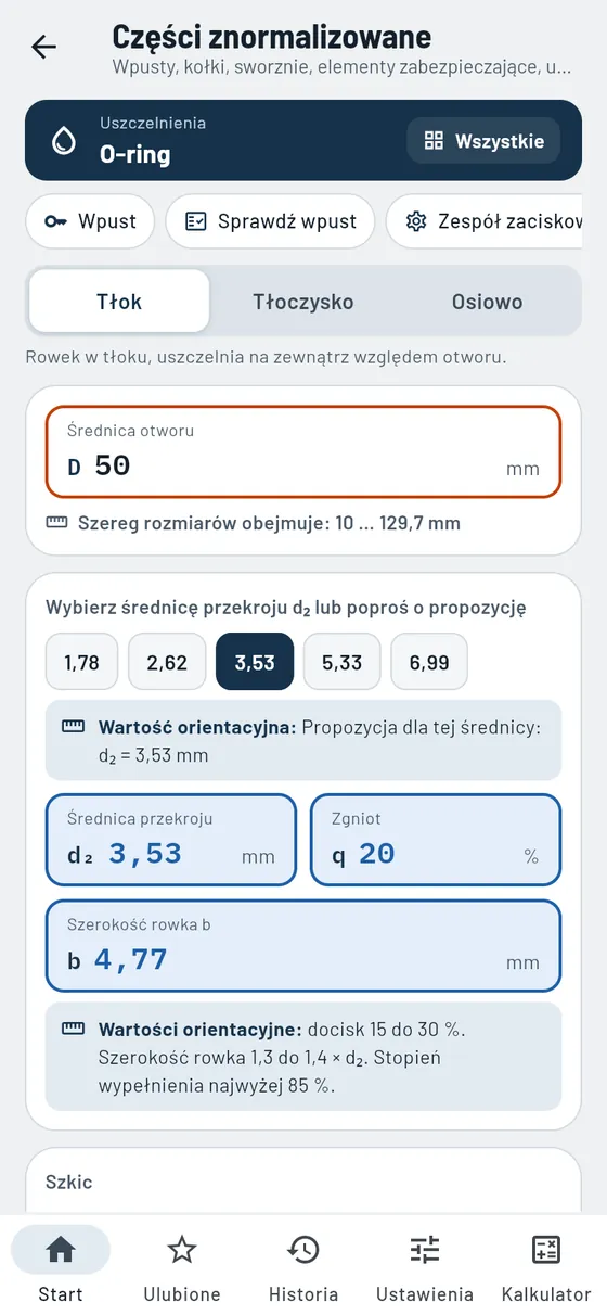 Gesello: części znormalizowane – o-ring