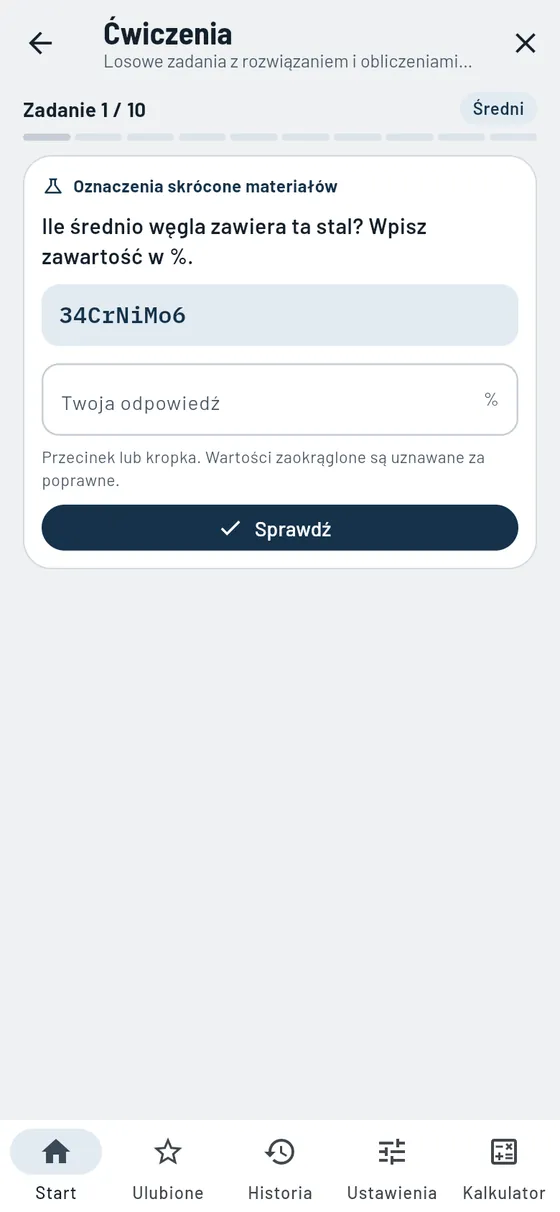 Gesello: Ćwiczenia – zadanie