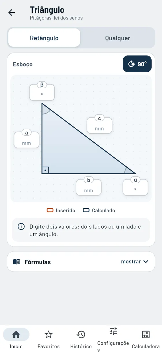 Gesello: Triângulos – Triângulo retângulo