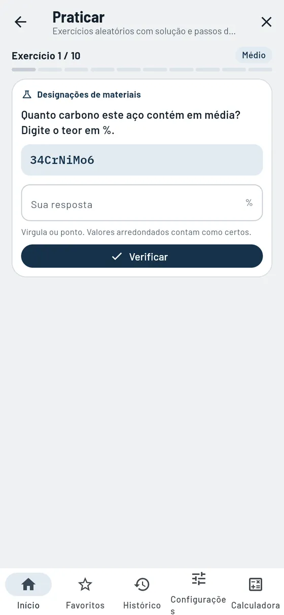 Gesello: Praticar – Exercício