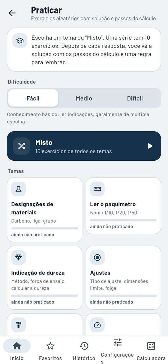 Gesello: Praticar – Escolher temas