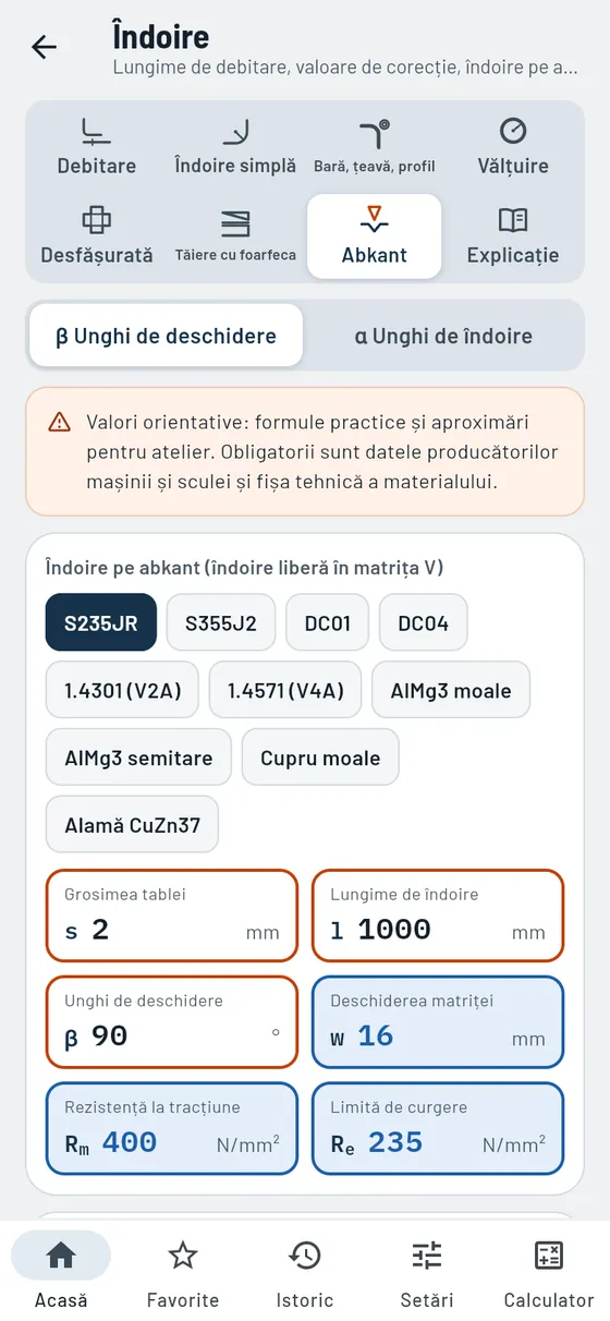 Gesello: Îndoire – Îndoire pe abkant