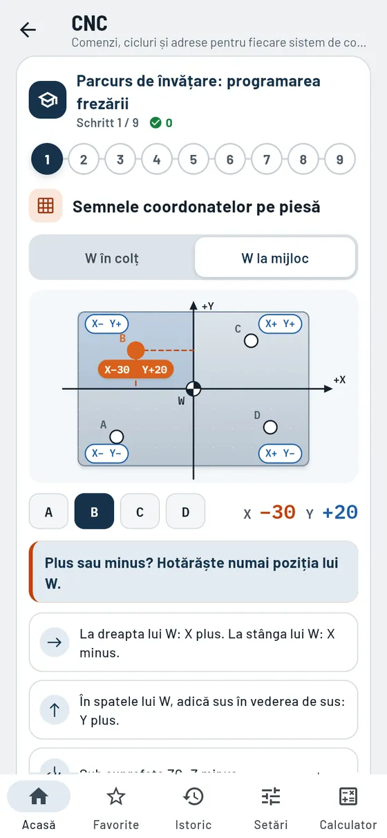 Gesello: CNC – parcurs de învățare frezare