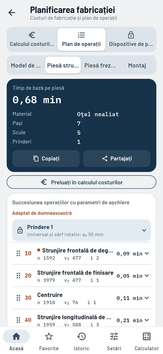 Gesello: plan de operații