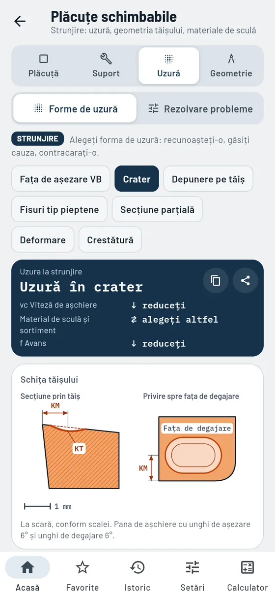 Gesello: Plăcuțe schimbabile – Recunoașterea uzurii