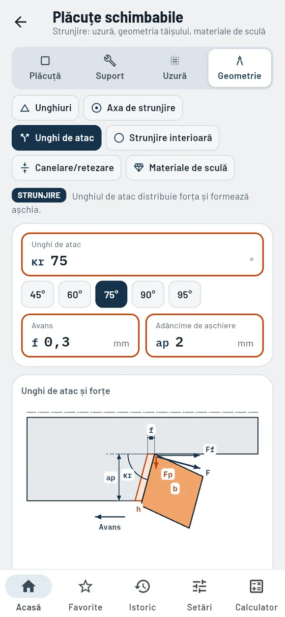 Gesello: Plăcuțe schimbabile – Unghi de atac