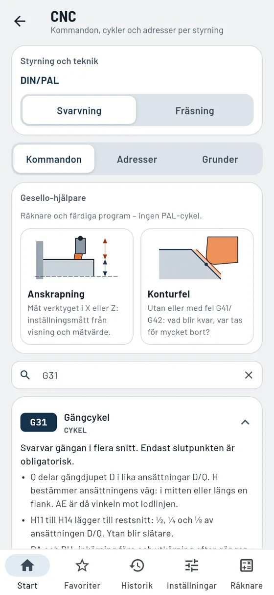 Gesello: CNC-cykler