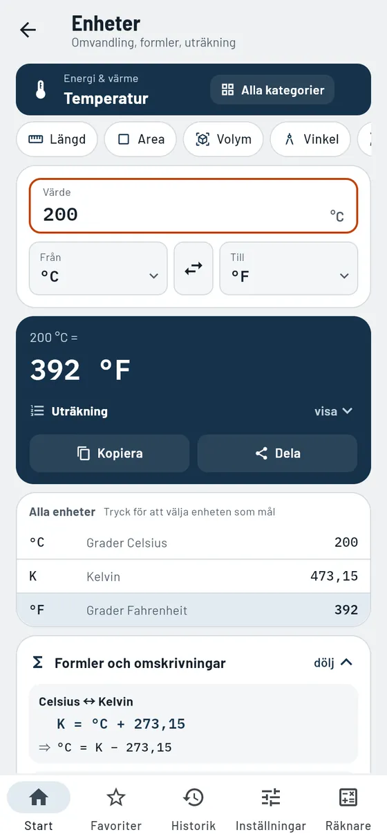 Gesello: Enheter – Temperatur
