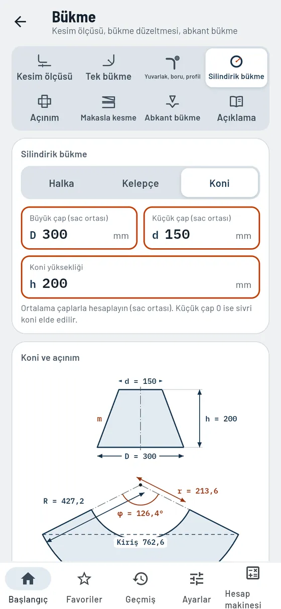 Gesello: bükme