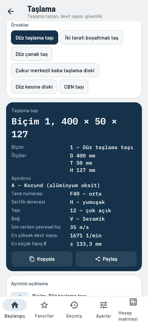 Gesello: Taşlama taşları – Taşlama taşı çözüldü