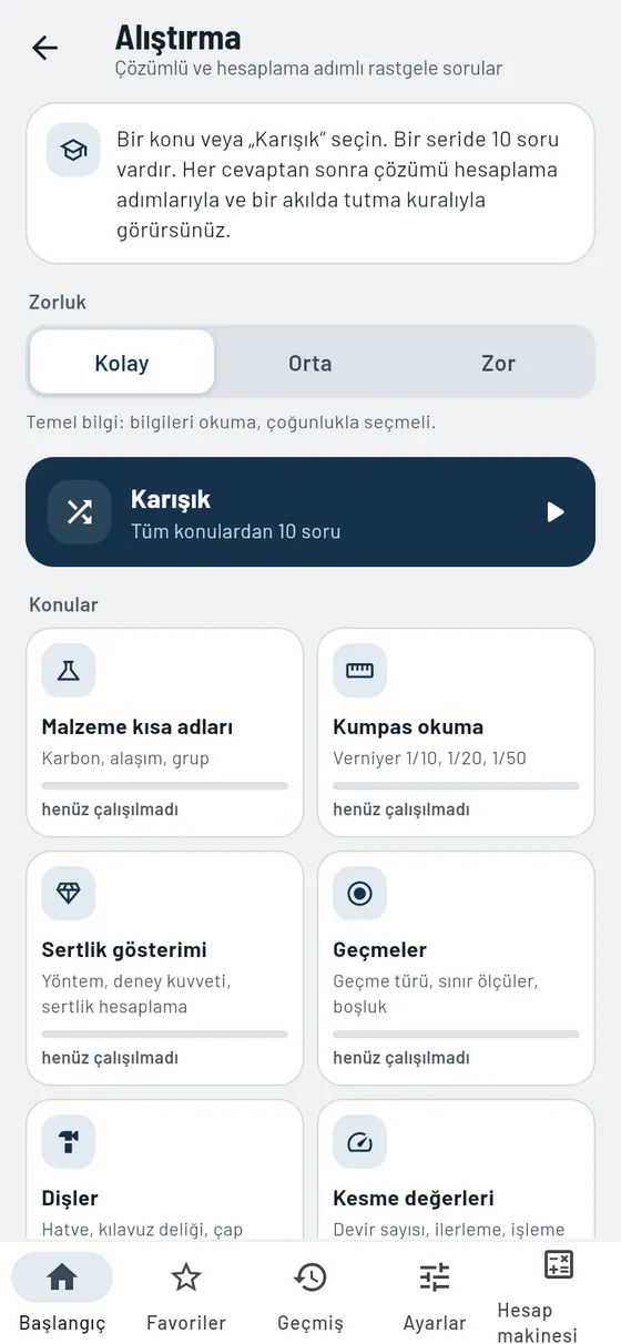 Gesello: Alıştırma – Konu seçme