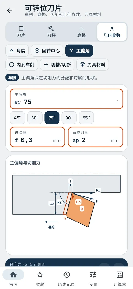 Gesello：可转位刀片 – 主偏角